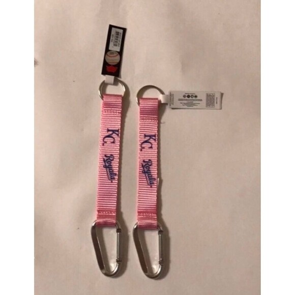 MLB Kansas City Royals Key Straps with Carabiner - Picture 1 of 3